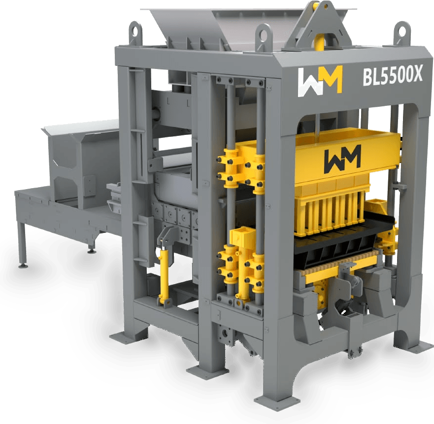 Máquina de blocos e pavers automática BL5500X